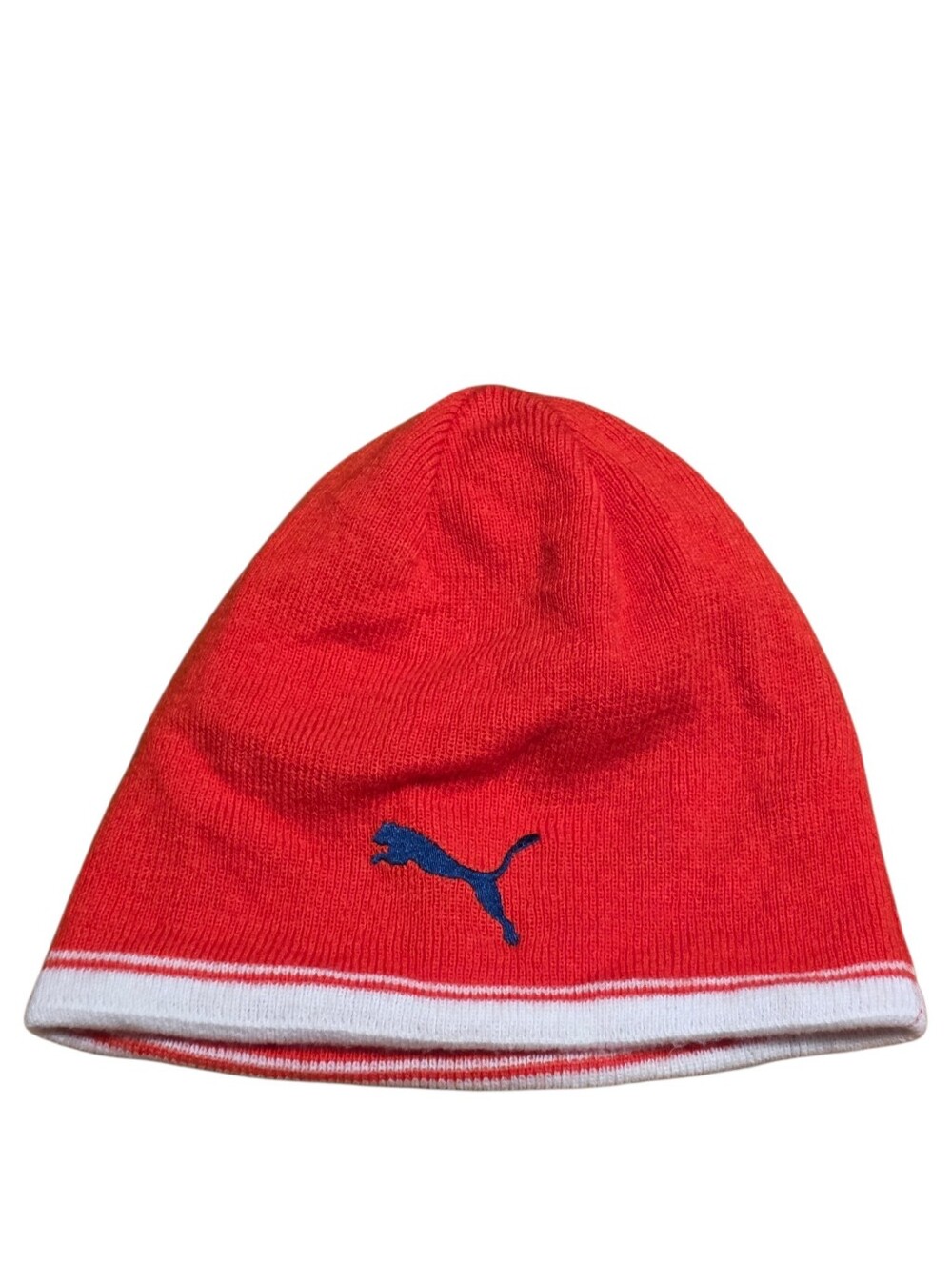 Puma Arsenal Football Club Reversible Embroidered Red & White Beanie Unisex OS - Picture 4 of 6